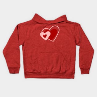 Retro Hearts Kids Hoodie